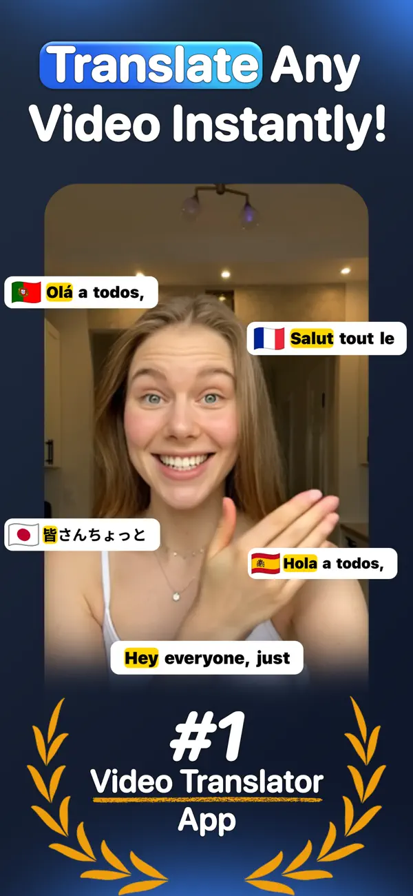Video Translator: Transcribly screenshot